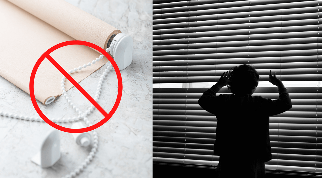 corded blinds banned in US and Canada best for children safety protection