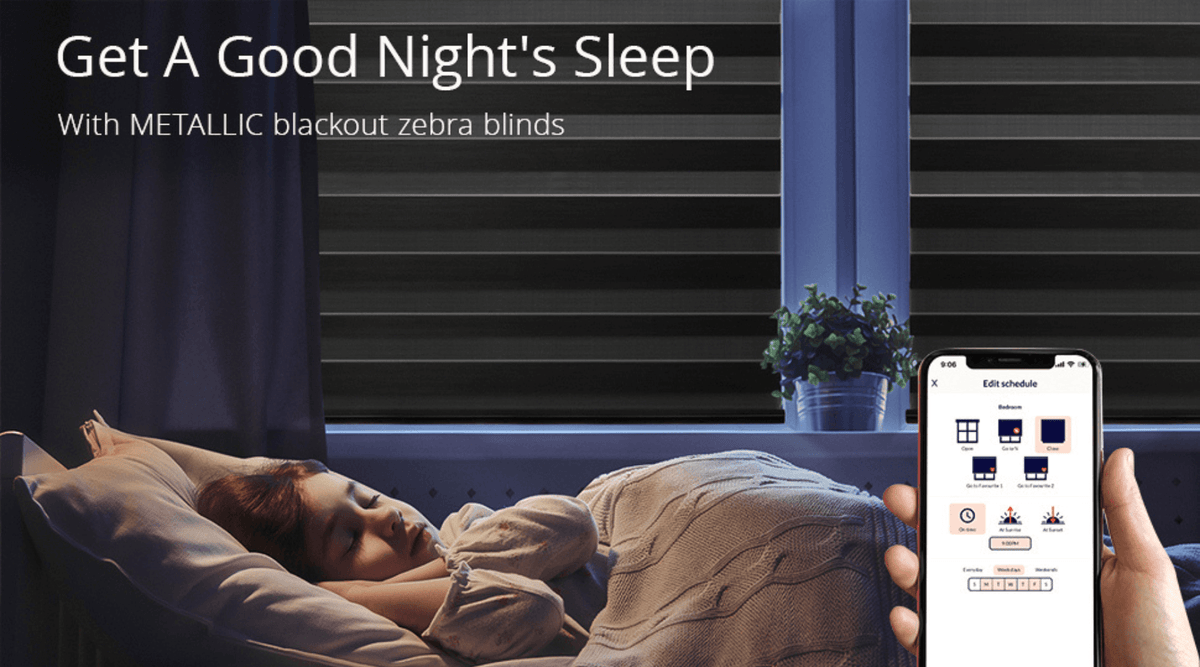 Improve Sleep Quality With Smart Blinds Go Smart Blinds