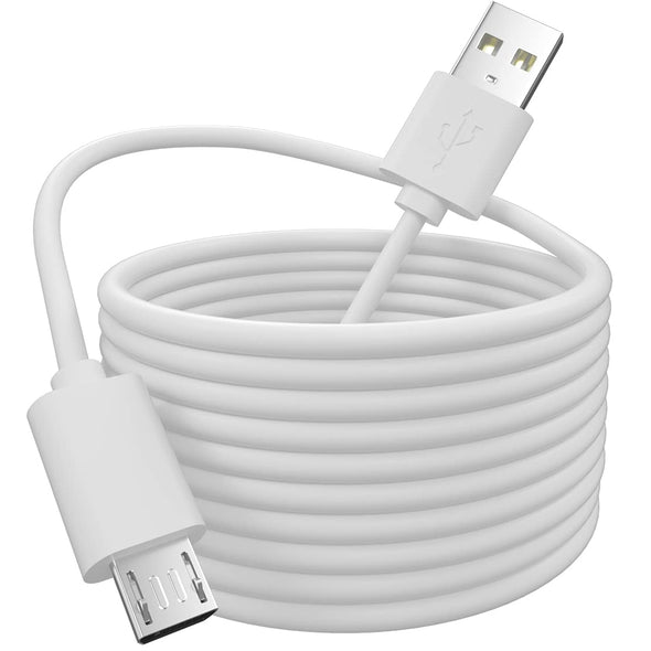 9ft/3m USB Charging Cable with Power Adapter