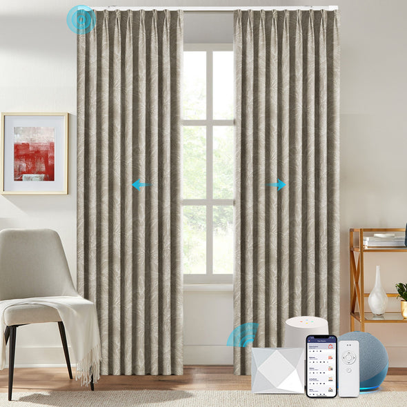PALMAR Custom Motorized 80% Blackout Curtains