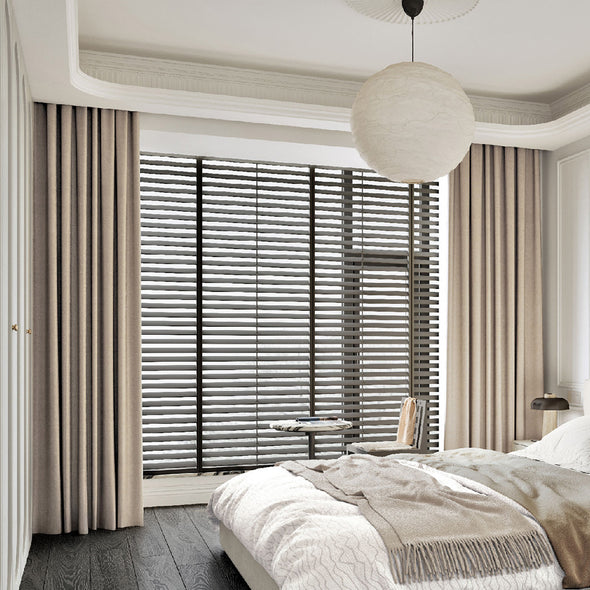 LUMI Custom Motorized Curtains with 80% Blackout, 3 Colors