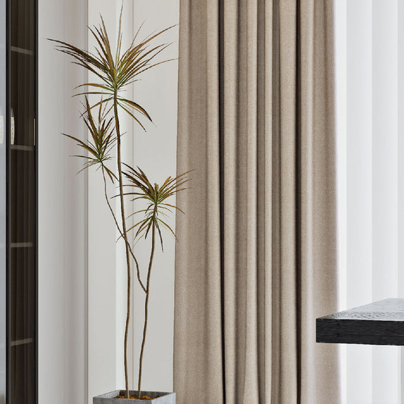 LUMI Custom Motorized Curtains with 80% Blackout, 3 Colors
