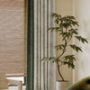 MELLOW series curtains hanging in a living room.