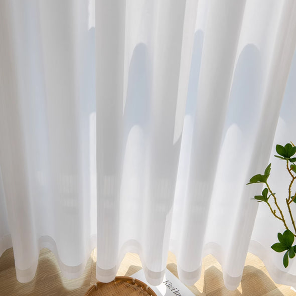 SWAN Custom Motorized Sheer Curtains, up to 6m / 236"