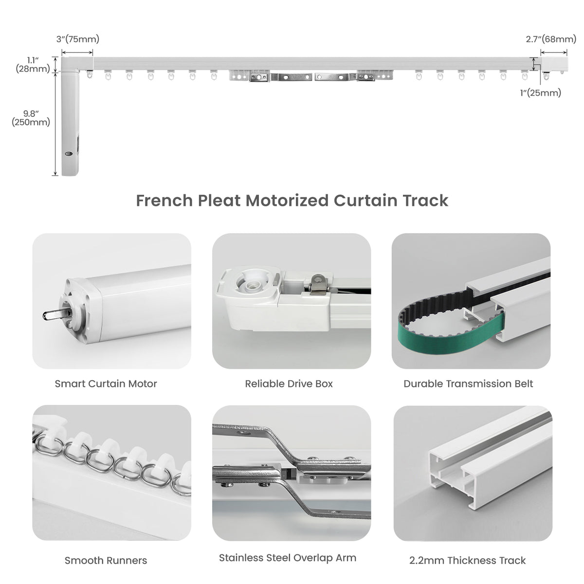 NEO Motorized Tracks for Curtains