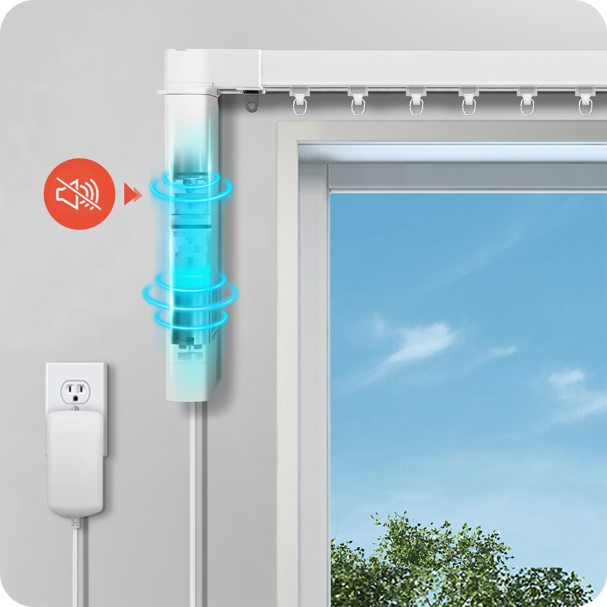 NEO Motorized Tracks for Curtains