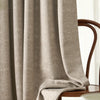 TIRAZ motorized curtains with remote and smart app control, soft textured fabric in modern room