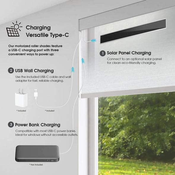 NOVA HYBRIX Smart & Manual 2-IN-1 Dual Control Blackout Roller Blinds, OEKO-TEX® & GREENGUARD certified