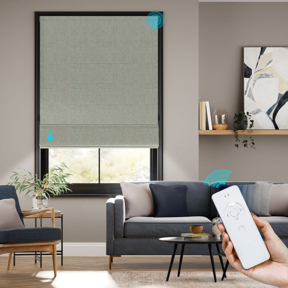 LUNAR Smart Home Stores motorisés Shangri-la occultants, 4 couleurs
