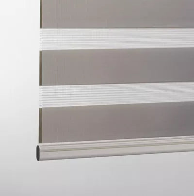 COMFORT Light Filtering Zebra Blind Free Sample Designed for Smart Home Blinds, 8 colors